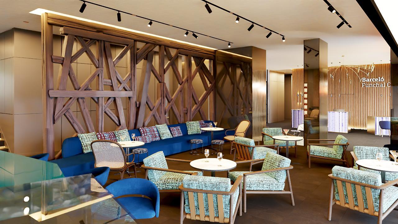 Hotel Barcelo Funchal Oldtown Exterior foto The Lounge at the airport